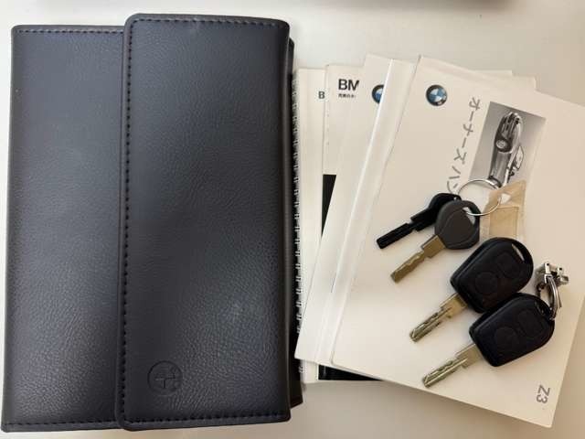 取説、メンテナンスノート、スペアキーなど必要なものは全て揃っております。