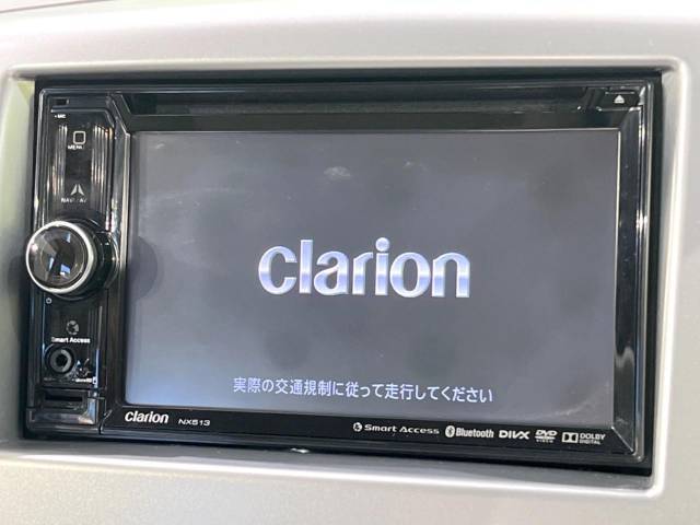 【ナビゲーション】目的地までしっかり案内してくれる使いやすいナビ。Bluetooth接続すればお持ちのスマホやMP3プレイヤーの音楽を再生可能！毎日の運転がさらに楽しくなります！！