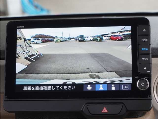 ◆バックカメラ◆リバースにするだけで映ります、後方の安全確認や、狭い駐車場での車庫入れ、雨の日や夜間など視界の悪い時に便利です！安全にバックする為には欠かせない装備です。