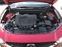 きれいなエンジンルームです