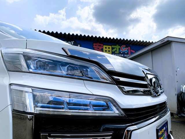夜間も見やすいLEDヘッドライト装備です！！