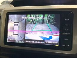 【パノラマモニター】専用のカメラにより、上から見下ろしたような視点で360度クルマの周囲を確認することができます☆死角部分も確認しやすく、狭い場所での切り返しや駐車もスムーズに行えます。