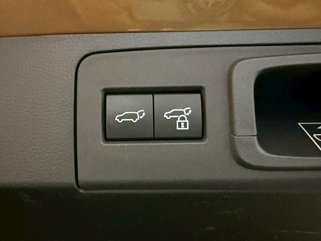 【電動リアゲート】ボタンひとつで大きなゲートも簡単に開閉可能です。高級車ならではの装備は嬉しいですね。