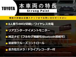 リアエンターテイメントモニター ワイヤレス充電 パノラミックビューモニター WALDオーバーフェンダーキッド WALDエアロキット 全方位カメラ シートヒーター　シートエアコン