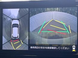 【パノラマモニター】専用のカメラにより、上から見下ろしたような視点で360度クルマの周囲を確認することができます☆死角部分も確認しやすく、狭い場所での切り返しや駐車もスムーズに行えます。