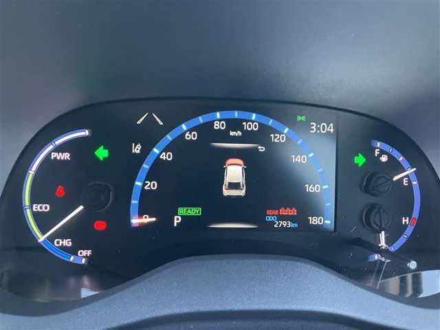 視認性の良いメ-タ-を採用しており、快適なドライブをサポ-トします。