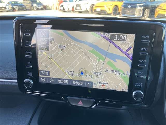 ディスプレイオーディオナビ。純正で操作も簡単です。