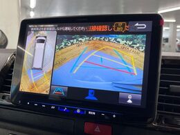 【パノラミックビューモニター】専用のカメラにより、上から見下ろしたような視点で360度クルマの周囲を確認することができます☆死角部分も確認しやすく、狭い場所での切り返しや駐車もスムーズに行えます。