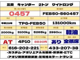 お客様のニーズに合わせた各種架装対応！