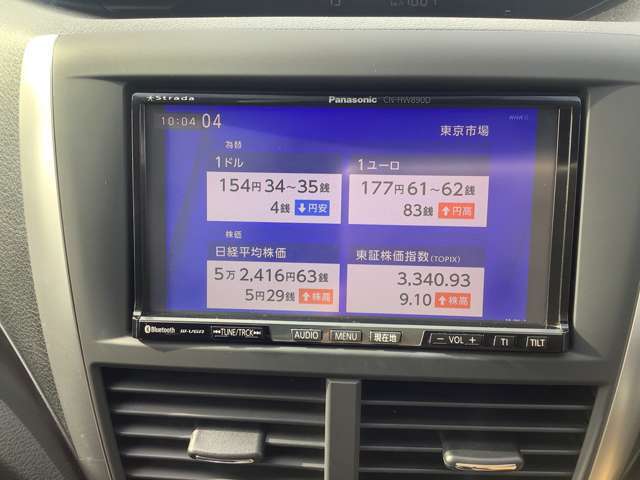 テレビはフルセグなのでとても綺麗に映ります。