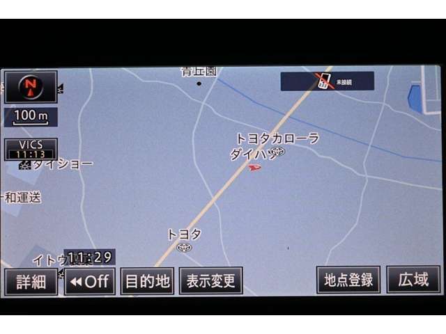 純正SDナビゲーションです。（NSCP-W64）　 初めて行く場所も迷うことなく安心です。