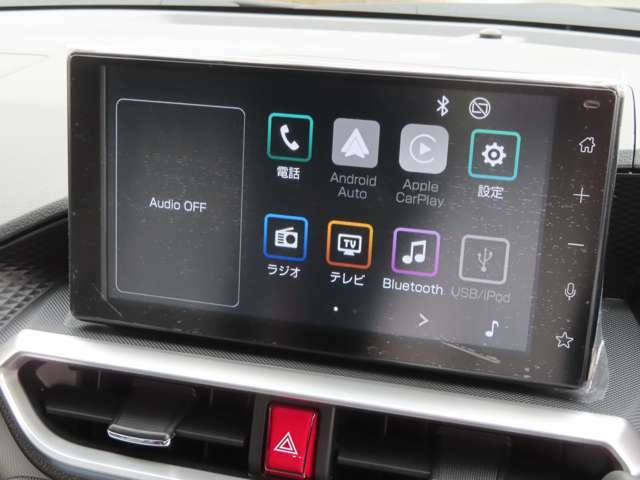 純正ディスプレイオーディオ搭載！Bluetooth/TV/USB/HDMI/Carplay/AndroidAuto対応です。