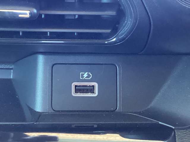 USB充電ポートもありますので、携帯や端末機器の充電もできて、便利ですよ！
