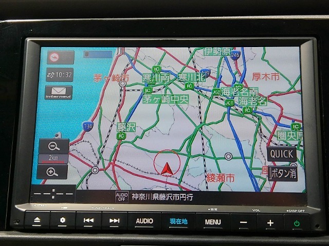 ギャザズ　8インチベーシックインターナビVXM205VFEi　メモリーナビゲーション搭載です。DVD再生、Bluetooth接続、フルセグチューナー、ワイドFM対応です。