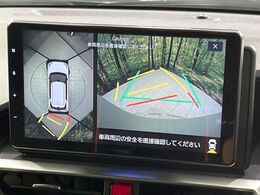 【パノラミックビューモニター】専用のカメラにより、上から見下ろしたような視点で360度クルマの周囲を確認することができます☆死角部分も確認しやすく、狭い場所での切り返しや駐車もスムーズに行えます。
