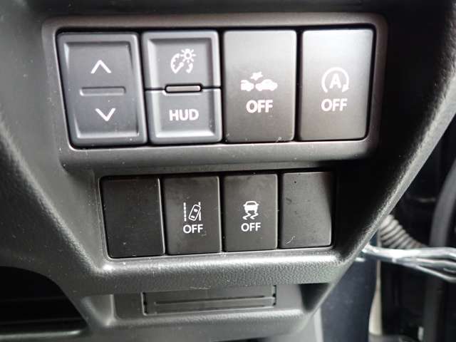 運転席についている安全装置などのスイッチになります！
