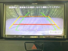 【バックカメラ】駐車時に後方がリアルタイム映像で確認できます。大型商業施設や立体駐車場での駐車時や、夜間のバック時に大活躍！運転スキルに関わらず、今や必須となった装備のひとつです！