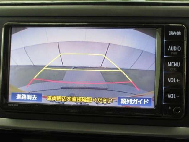 バックの苦手な方も安心な、バックモニターが付いています。
