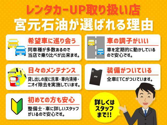 皆様にご好評を頂いている理由がここにあります！その他、ご不明な点がありましたら丁寧に対応致しますのでお気軽に電話・メールにてお問合せください♪