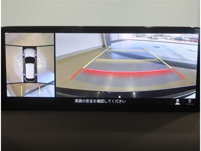 全方位モニター付きです。