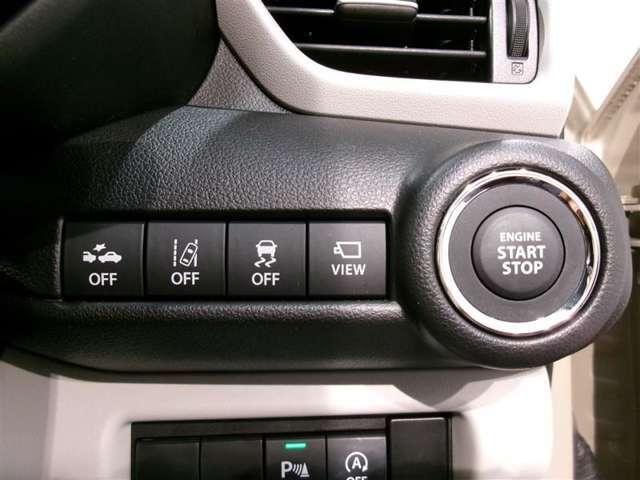 プッシュスタートでエンジンのオンオフも楽々！