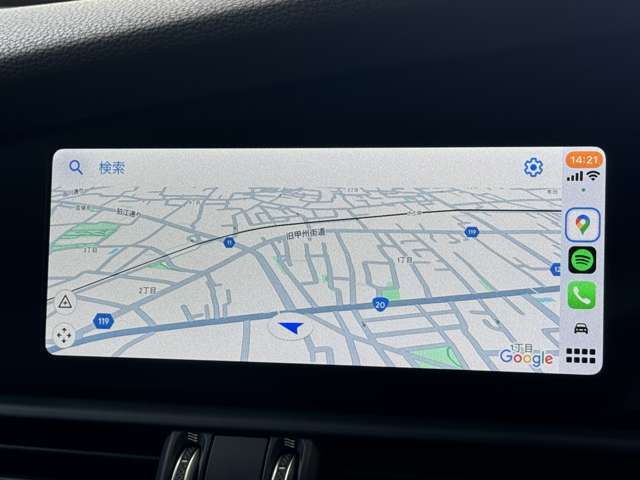 AppleCarPlay/Android Autoが接続可能！