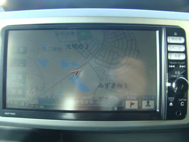 HDDナビ　初めての道も楽々走行 使いやすいナビで目的地までしっかり案内してくれます 各種オーディオ再生機能も充実しており、お車の運転がさらに楽しくなります！