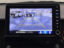 【バックカメラ】駐車時に後方がリアルタイム映像で確認できます。大型商業施設や立体駐車場での駐車時や、夜間のバック時に大活躍！運転スキルに関わらず、今や必須となった装備のひとつです！