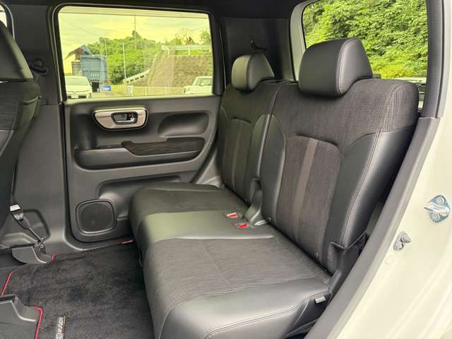 後ろも広いのでゆったり乗れます。