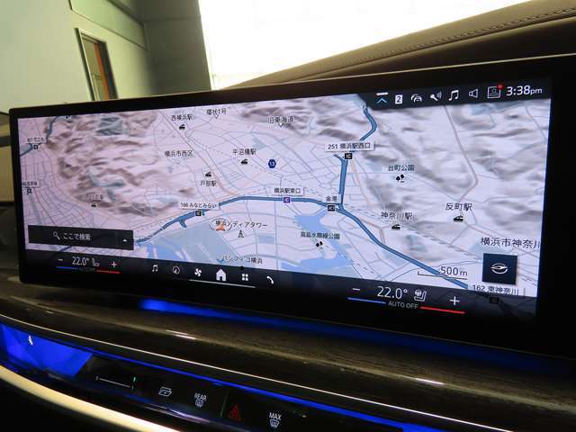 BMW iDriveナビゲーションシステム。ワイドで視認性に優れたスクリーン。
