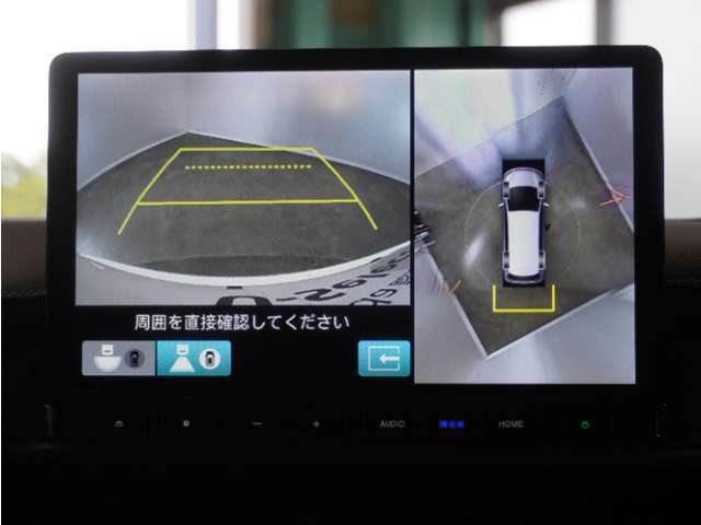 ◆全周囲カメラシステム◆運転席から見えにくい後方などをナビ画面で確認でき運転を支援するシステムです！