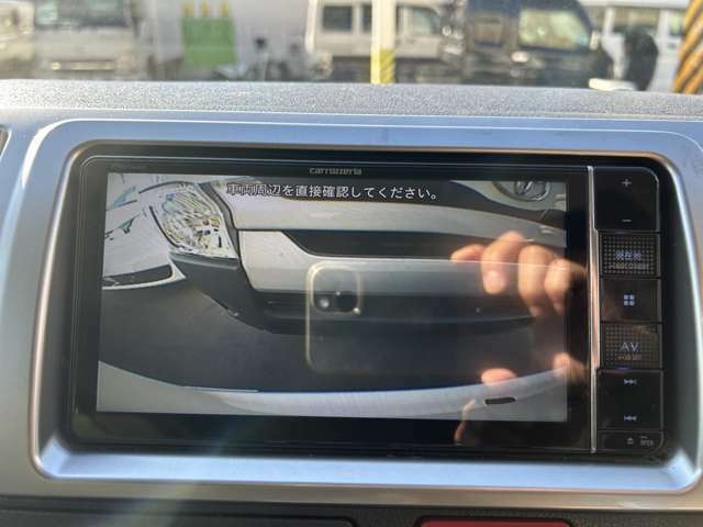 バックカメラ付いてます☆駐車時も安心♪