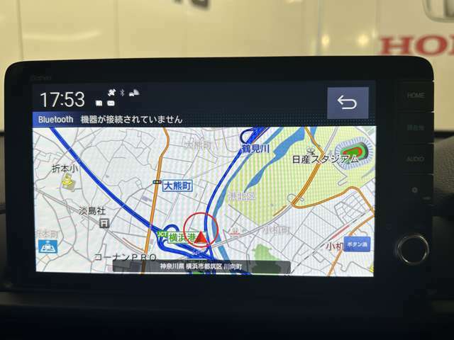 ホンダ純正ナビ付き！独自のインターナビ搭載により、リアルタイムの交通渋滞情報だけでなく、お出掛け先の天気や様々な情報も取得できドライブをよりお愉しみ頂けます！♪