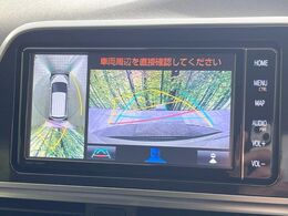 【パノラミックビューモニター】専用のカメラにより、上から見下ろしたような視点で360度クルマの周囲を確認することができます☆死角部分も確認しやすく、狭い場所での切り返しや駐車もスムーズに行えます。