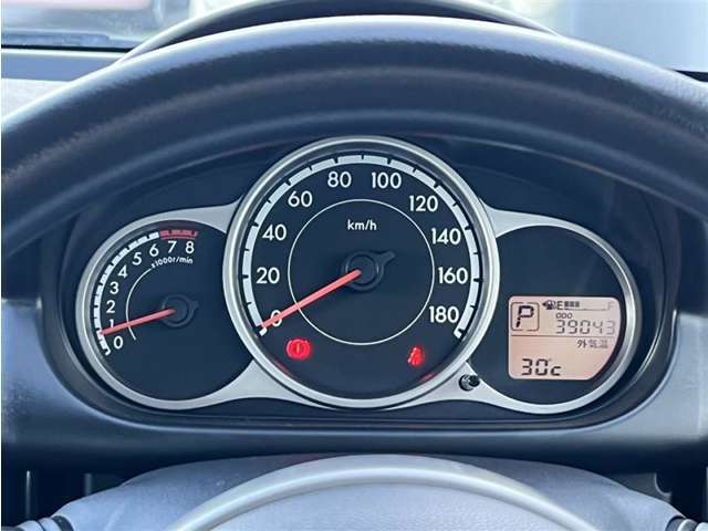 見やすいシンプルメーターです。