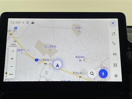 【カーナビ】『カーナビ』の画像になります。ナビ利用時のマップ表示は見やすく、いつものドライブがグッと楽しくなります！