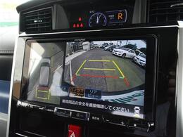 【バックカメラ】駐車時に後方がリアルタイム映像で確認できます。大型商業施設や立体駐車場での駐車時や、夜間のバック時に大活躍！運転スキルに関わらず、今や必須となった装備のひとつです！