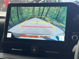 【バックカメラ】駐車時に後方がリアルタイム映像で確認できます。大型商業施設や立体駐車場での駐車時や、夜間のバック時に大活躍！運転スキルに関わらず、今や必須となった装備のひとつです！