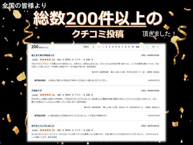 レビュー200件突破！！ご満足頂けたお客様の安心、信頼の声を多数いただいております！！ぜひ、ご覧ください！　お問い合わせ無料フリーダイヤル　0120-358-458　まずはお気軽にお電話ください！！