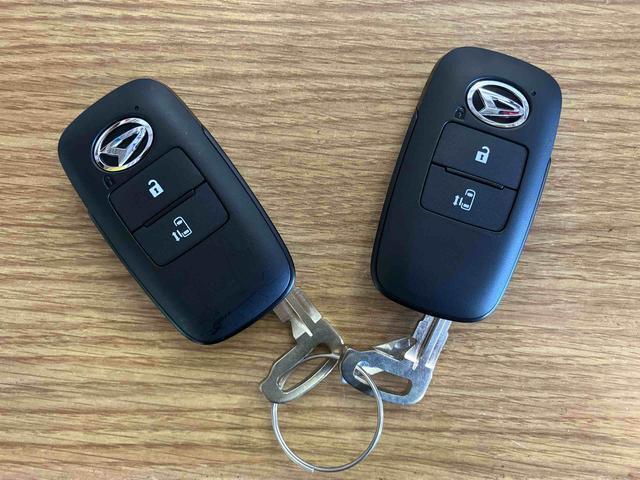 【スマートキー】　スマートキーを携帯していれば、ドアハンドルのボタンを押すだけでロックの解除ができます