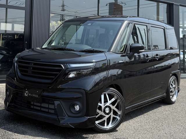 2WD　エムズスピードコンプリートカー　ダウンサスVer　17インチエムズスピードホイール　全方位モニター付9インチメモリーナビ　両側電動スライドドア　ZEUSフロントグリル　シートヒーター
