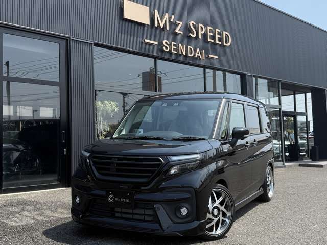 2WD　エムズスピードコンプリートカー　ダウンサスVer　17インチエムズスピードホイール　全方位モニター付9インチメモリーナビ　両側電動スライドドア　ZEUSフロントグリル　シートヒーター