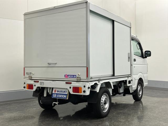 荷室は断熱構造で保冷効果も良いです。生鮮品の輸送にも快適です。