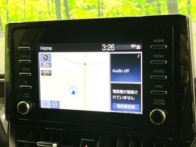 【純正8型ナビ】人気の純正ナビを装備。オーディオ機能も充実しており、Bluetooth接続すればお持ちのスマホやMP3プレイヤーの音楽を再生可能！毎日の運転がさらに楽しくなります！！