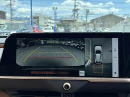 【全方位モニター】 クルマを上空から見下ろしているかのように、直感的に周囲の状況を把握できます。