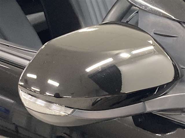 視認性の良いターンランプ付きドアミラー。　周りからどっちに曲がるか判りやすくなって安全性が向上しますね。