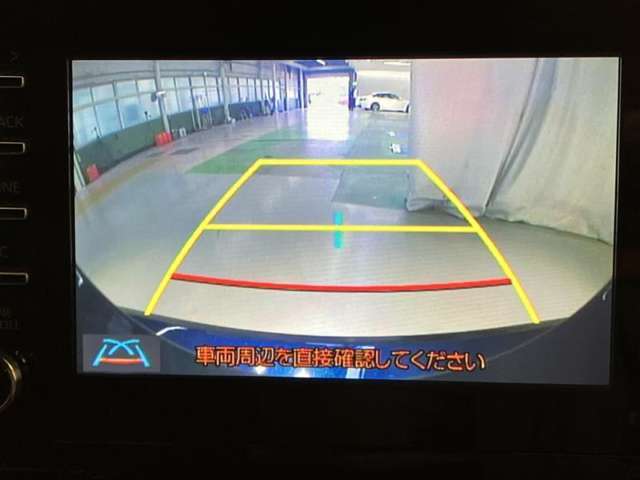 車庫入れや後方操作をサポート！苦手な駐車も安心のバックモニター付きです♪ガイド線も表示されますので、どこまで下がれば良いか目安にもなります☆