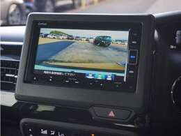 ◆バックカメラ◆リバースにするだけで映ります、後方の安全確認や、狭い駐車場での車庫入れ、雨の日や夜間など視界の悪い時に便利です！安全にバックする為には欠かせない装備です。