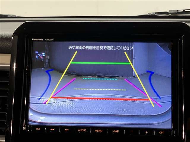 バックカメラも搭載！駐車が苦手な方でも後ろが見えますので心配ございません。