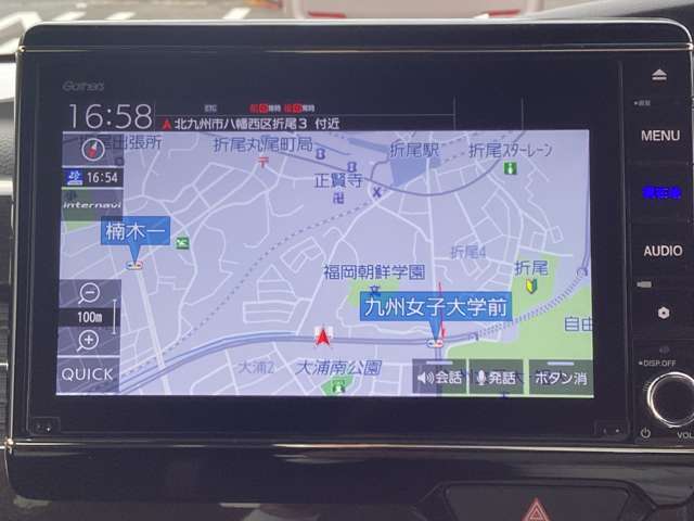 嬉しいナビ付♪これで遠出も安心です。目的地まで連れて行ってくれます。ドライブが楽しくなりますね。